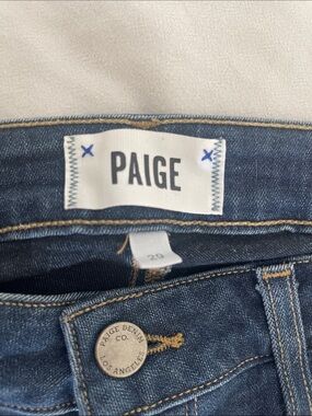 Paige Dark Blue Women's Verdugo ultra skinny Stretch Jeans size 29 (6-8)